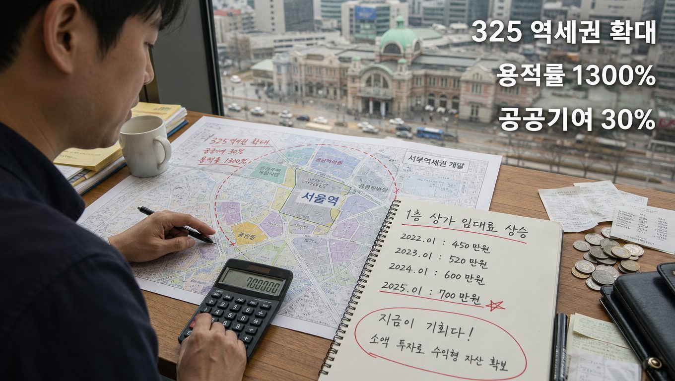 서울역세권 개발사업 규모와 상권 수요 변화
